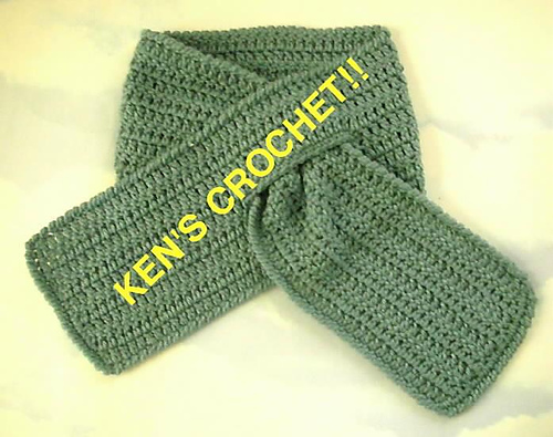 Ravelry: Dc Keyhole Neck Scarf pattern by Ken Jones-CrochetGuy