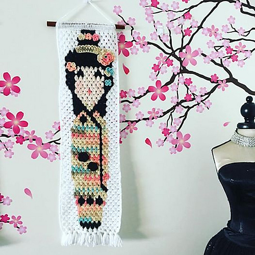 Tenshi Geisha Doll Wall Art #2 photo 1