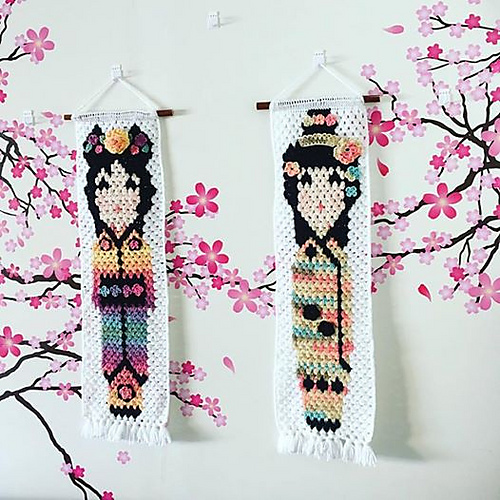 Tenshi Geisha Doll Wall Art #2 photo 2