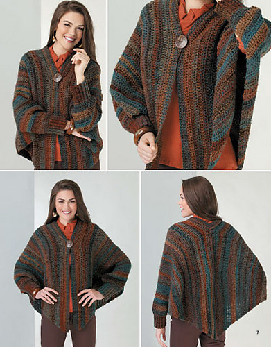 cuffed shawl