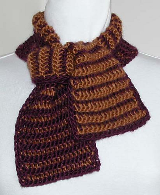 Ravelry Double Hook Scarf pattern by Darla J. Fanton