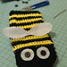 Bee Handpuppet pattern 