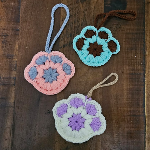 Paw Print Bag Charm photo 6