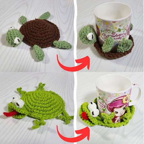 Pop-up Animal Coasters