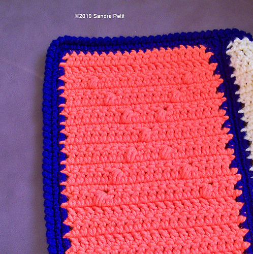 Hugs and Kisses Puff Stitch Afghan or Scarf photo 5