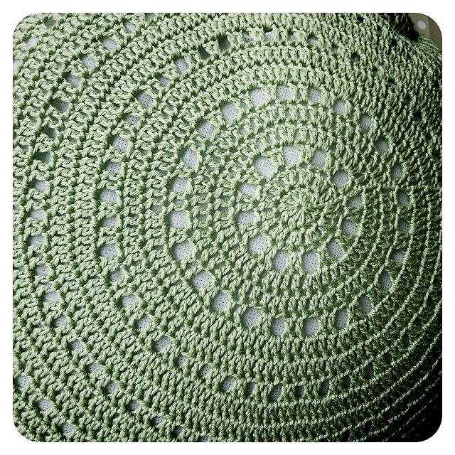 round mandala pillow