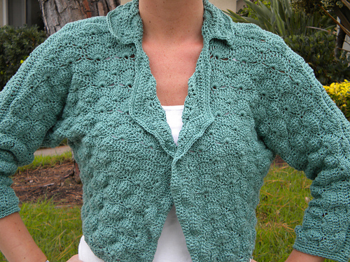 Ravelry: Water-Texture Jacket pattern by Patricia Baron