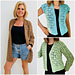 DOUBLE CROCHET ALL THE WAY CARDIGAN.VEST pattern 