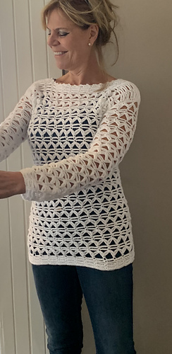 triangle pattern sweater