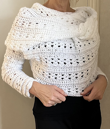 shawl with sleeves pattern