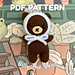 Billy The Bear with Bonnet pattern