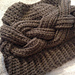 Braided Cuddle Bun Hat pattern 