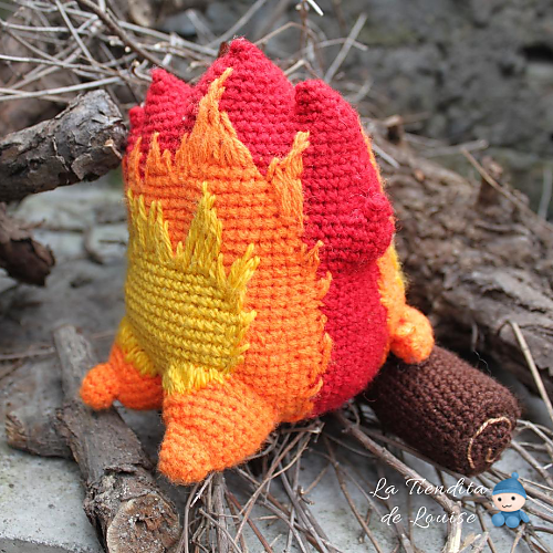 Calcifer Amigurumi - Louise Dauvin