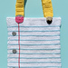 Lined Paper Tote Bag photo 3