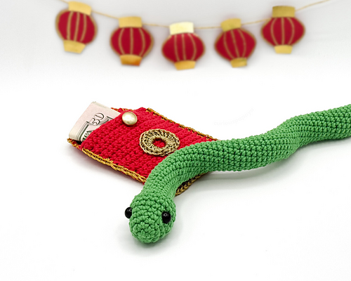 Lunar New Year Snake and Red Envelope photo 3