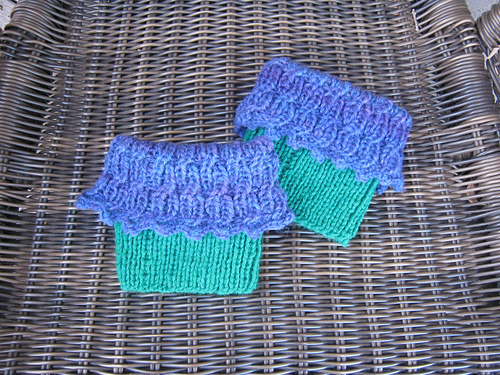 Delphinium Boot Cuffs photo 4