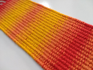 Triple weft colour transitions