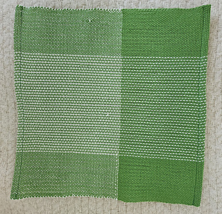 Hemmed and finished! The last one - plain weave