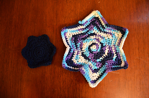 Star Coaster and Dishcloth photo 1