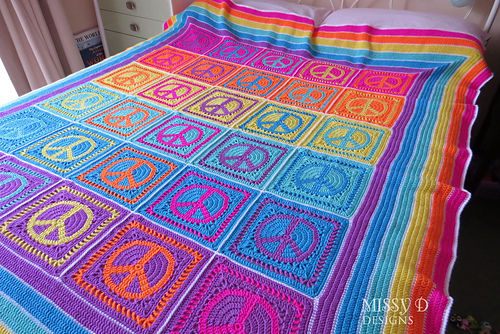 Fredstegn Granny Square - dainamickus