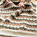 Tricolor Falling Leaves Crochet Baby Blanket pattern 