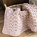 Chunky Slanted Shells Crochet Baby Blanket pattern