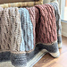 Almond Stitch Preemie or Baby Blanket pattern