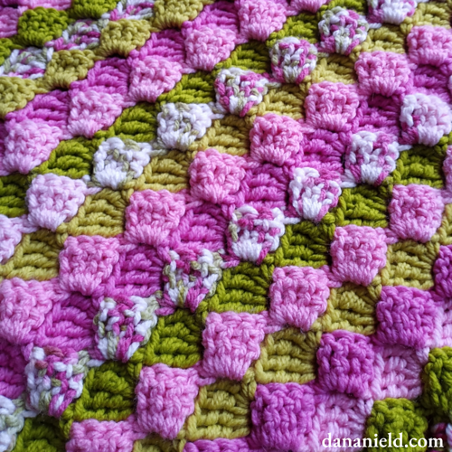 Ravelry Vintage Shell Stitch Baby Blanket pattern by Dana Nield