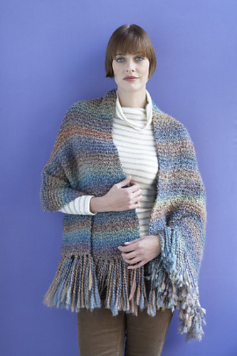 Ravelry: Comfort Shawl (Knit) #60085A pattern by Lion Brand Yarn