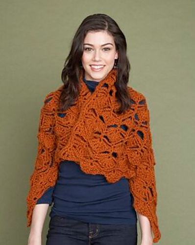 Lacy Openwork Wrap / Throw #70062 photo 1