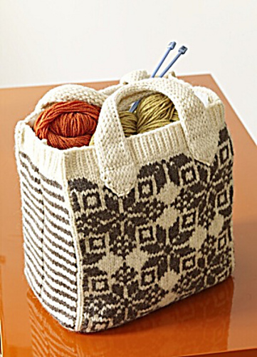 Felted Snowflake Tote photo 1