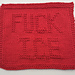 Fuck ICE Dishcloth pattern 
