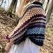 Ebb and Flow Herbal Dyed Shrug pattern 