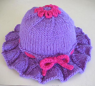 Ravelry: Bell Ruffle Toddler Hat pattern by Kathy North