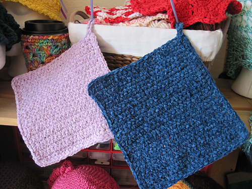 Ravelry: Simple Crochet Mat (or Dishcloth) pattern by Kathy North