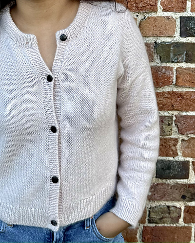 【DEARMINE】Melan Knitted Round Cardigan Ravelry: Anywhere Cardigan pattern by Dear Knits