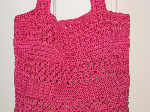 Large Crochet Summer Beach Bag photo 3