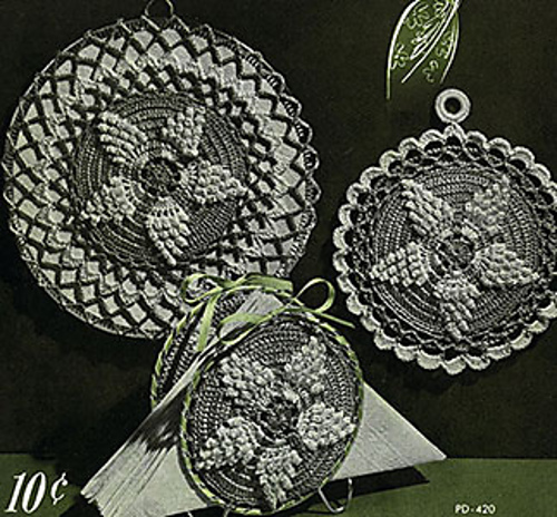 Pineapple Popcorns Potholder Set #PD-420 photo 2