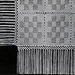 Checkerboard Knitted Bedspread #517 pattern 