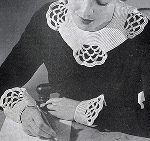 Cluny Collar and Cuffs #2121 photo 3