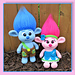 Baby Trolls Amigurumi pattern 