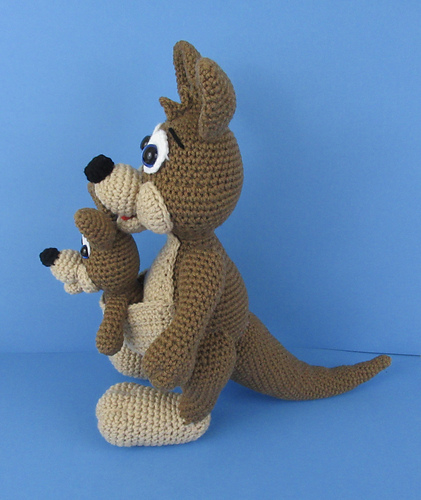 Ravelry: Ruby Roo Kangaroo pattern by Deanna Albon