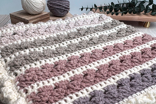 Blushing Blooms Baby Blanket