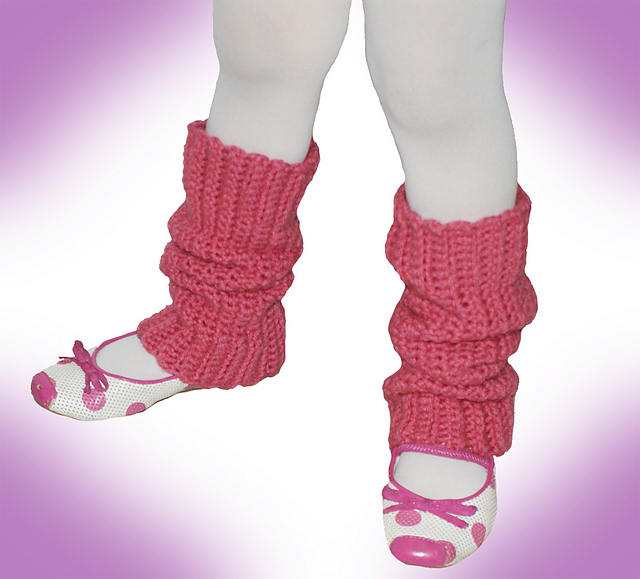 Ravelry Over the Shoe Little Girl Leg Warmers pattern by Deja Joy