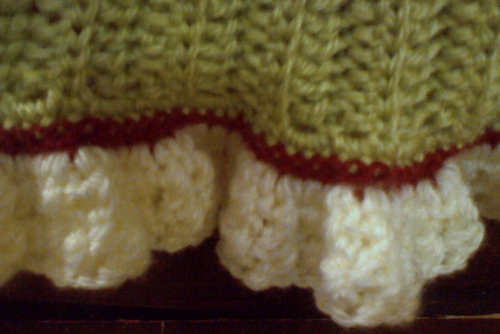 Ribbed Boatneck Dress with Shell/Picot Edging photo 4