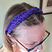 Headband with Diagonal Stripes pattern 