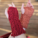 Easy Cabled Mitts pattern