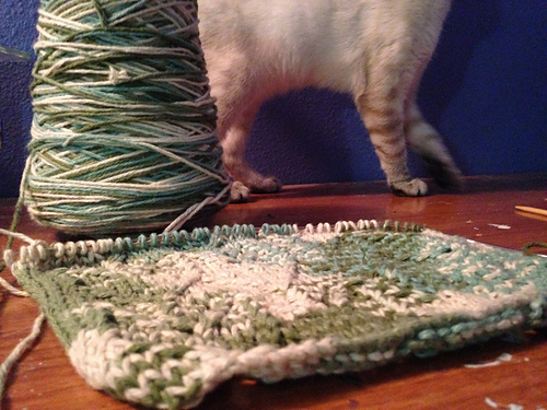 Interlocking Chevron Lace Scarf photo 1