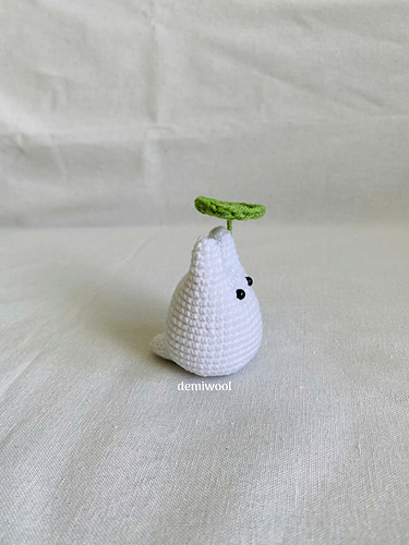 Tiny White Totoro - Demi Tran