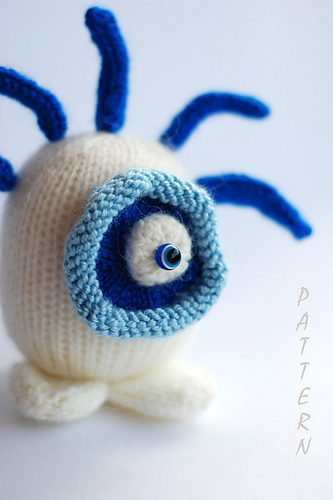 Blue eye sweet and funny monster photo 2